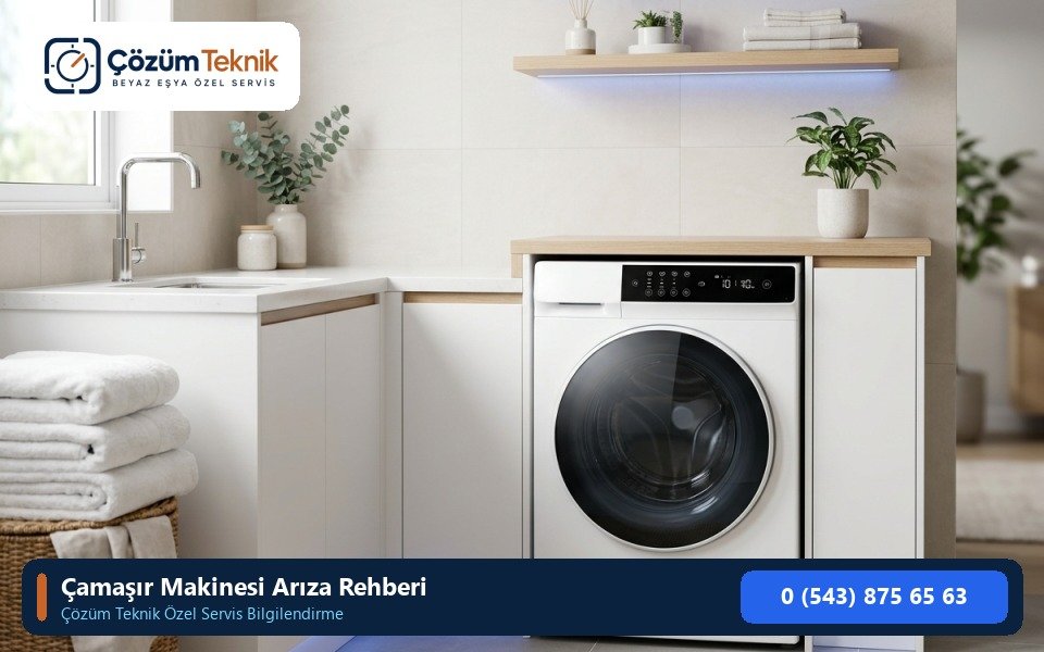 Çamaşır Makinesi Neden Su Boşaltmaz? - Çözüm Teknik Beyaz Eşya Servisi